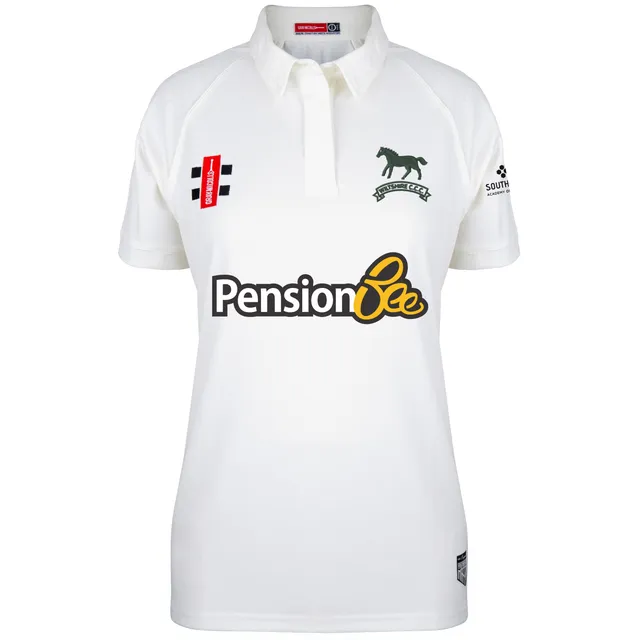 gray-nicolls-wiltshire-cricket-matrix-v2-maglia-cricket-donna-manica-corta-avori image 1