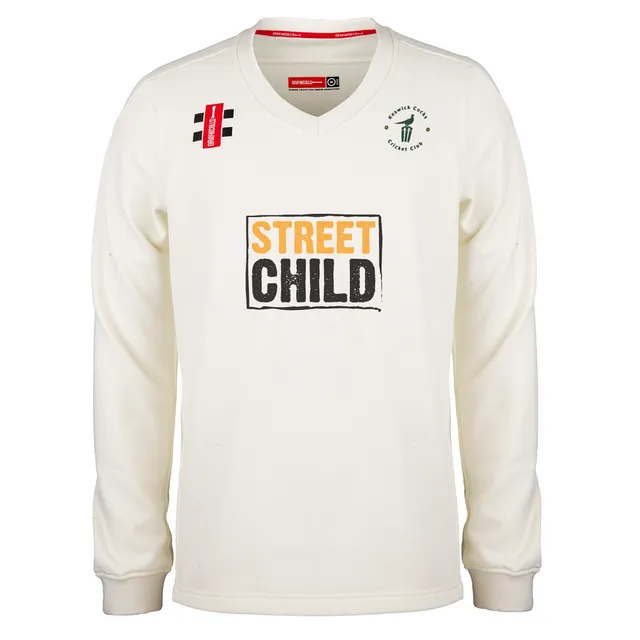 gray-nicolls-keswick-pro-performance-maglione-cricket-bambino-ivory image 1
