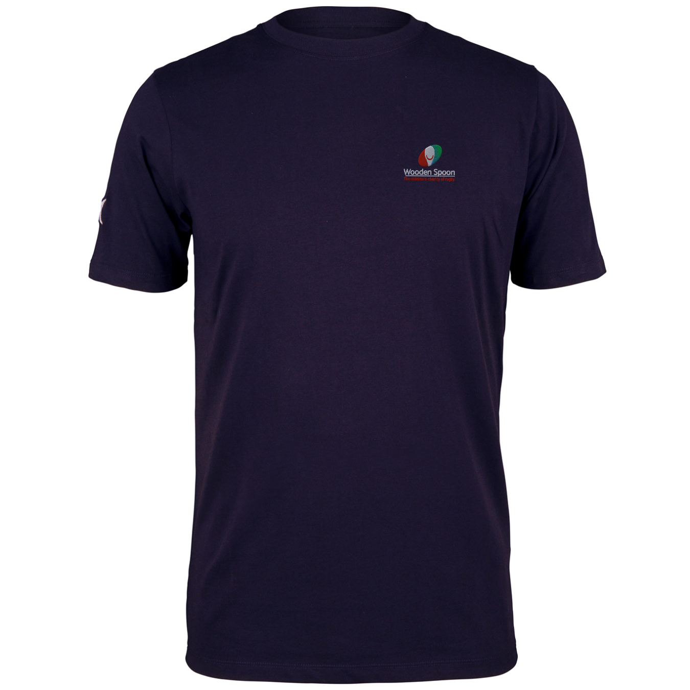 gilbert-rugby-wooden-spoon-junior-quest-t-shirt-cotone-organico-blu-navy-scuro image 1
