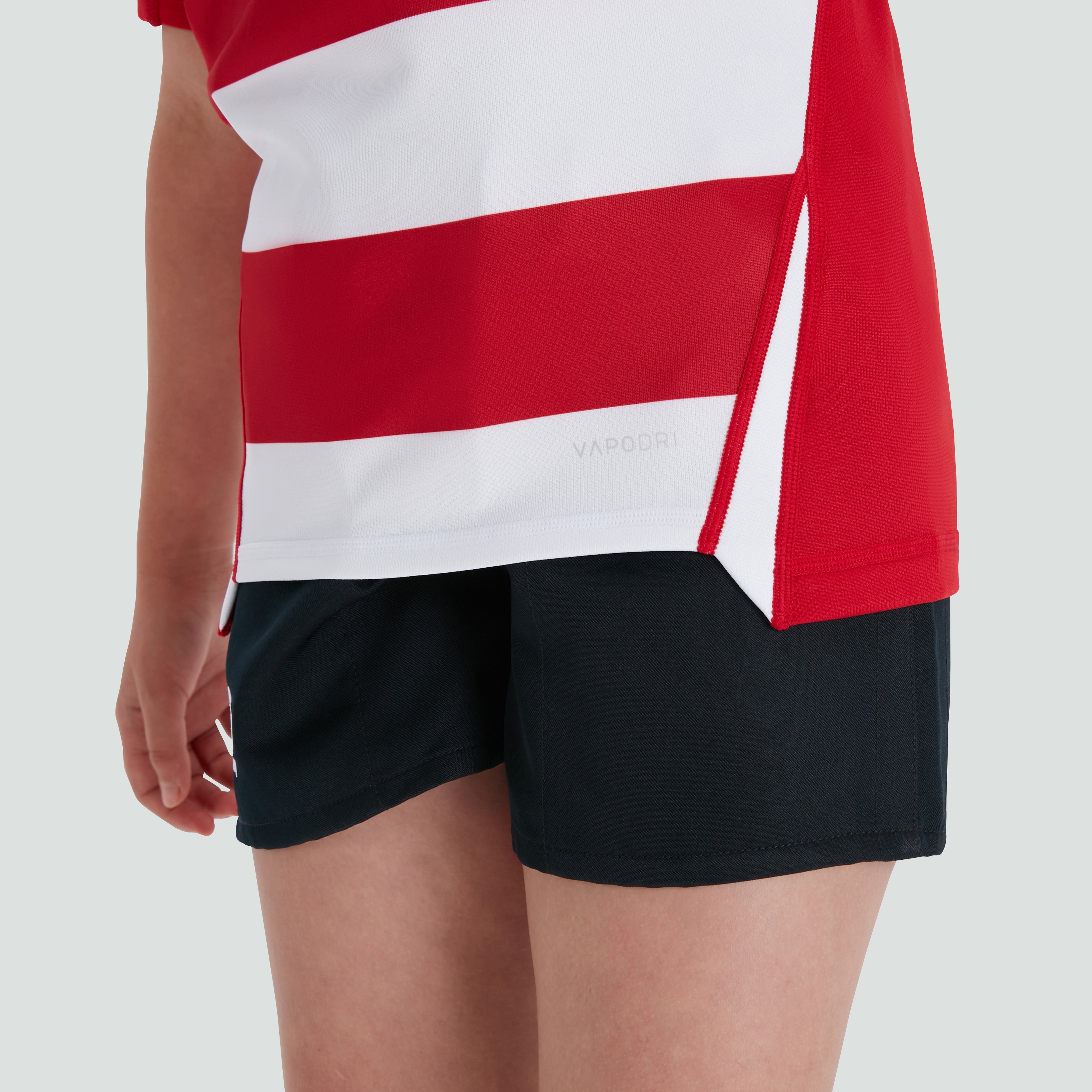 canterbury-junior-vapodri-evader-hooped-maglia-rugby-rosso image 5