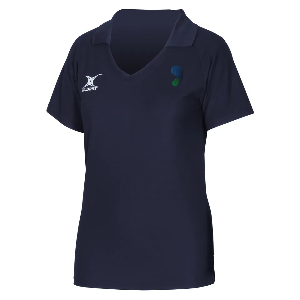 gilbert-rugby-walderslade-greenacre-maglia-donna-blaze-shirt-blu-navy-manica-cor image 1