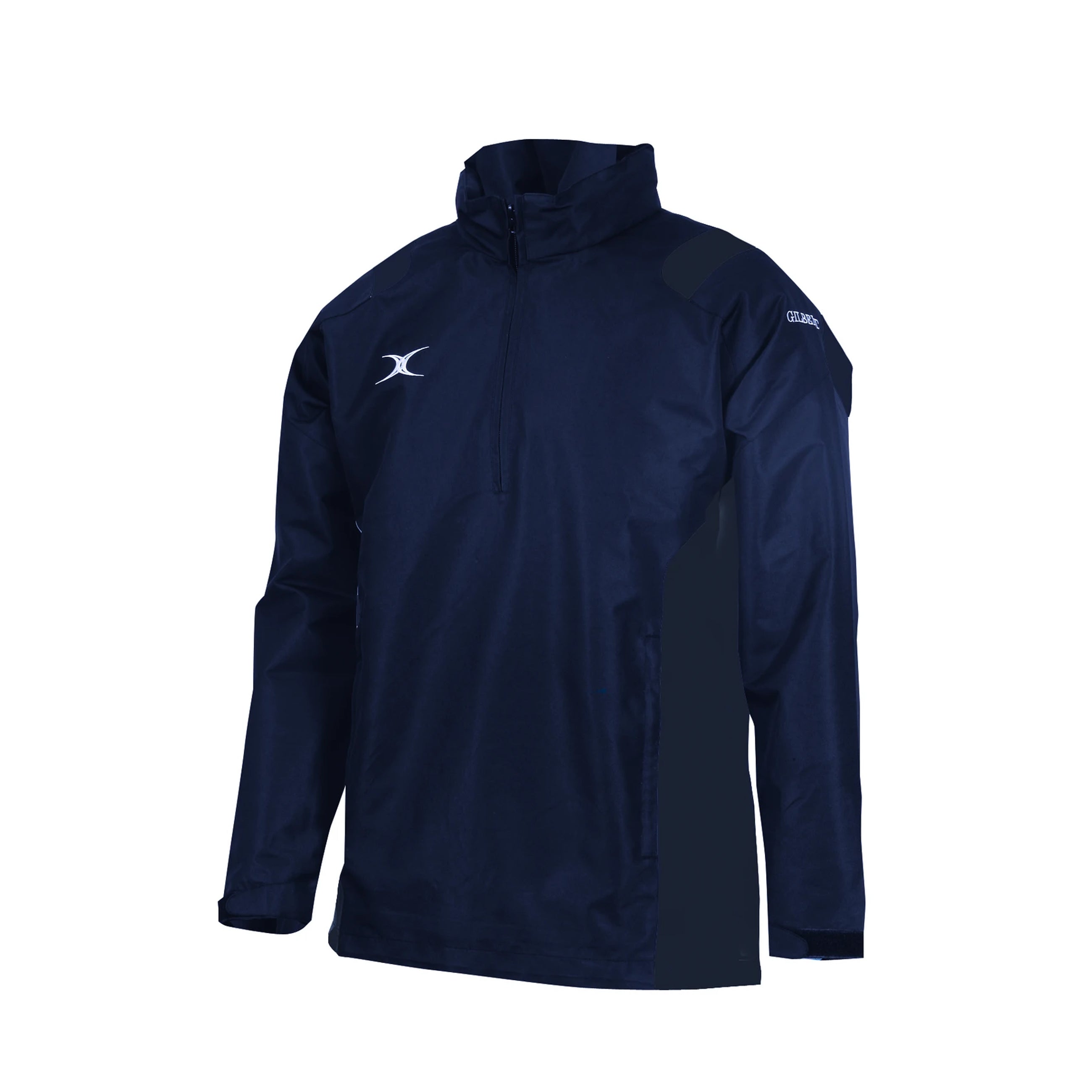 gilbert-rugby-revolution-giacca-mezza-zip-uomo-nero image 2
