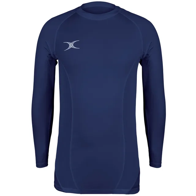 gilbert-rugby-murrayfield-wanderers-fc-atomic-x-ii-baselayer-top-junior-blu-navy image 1