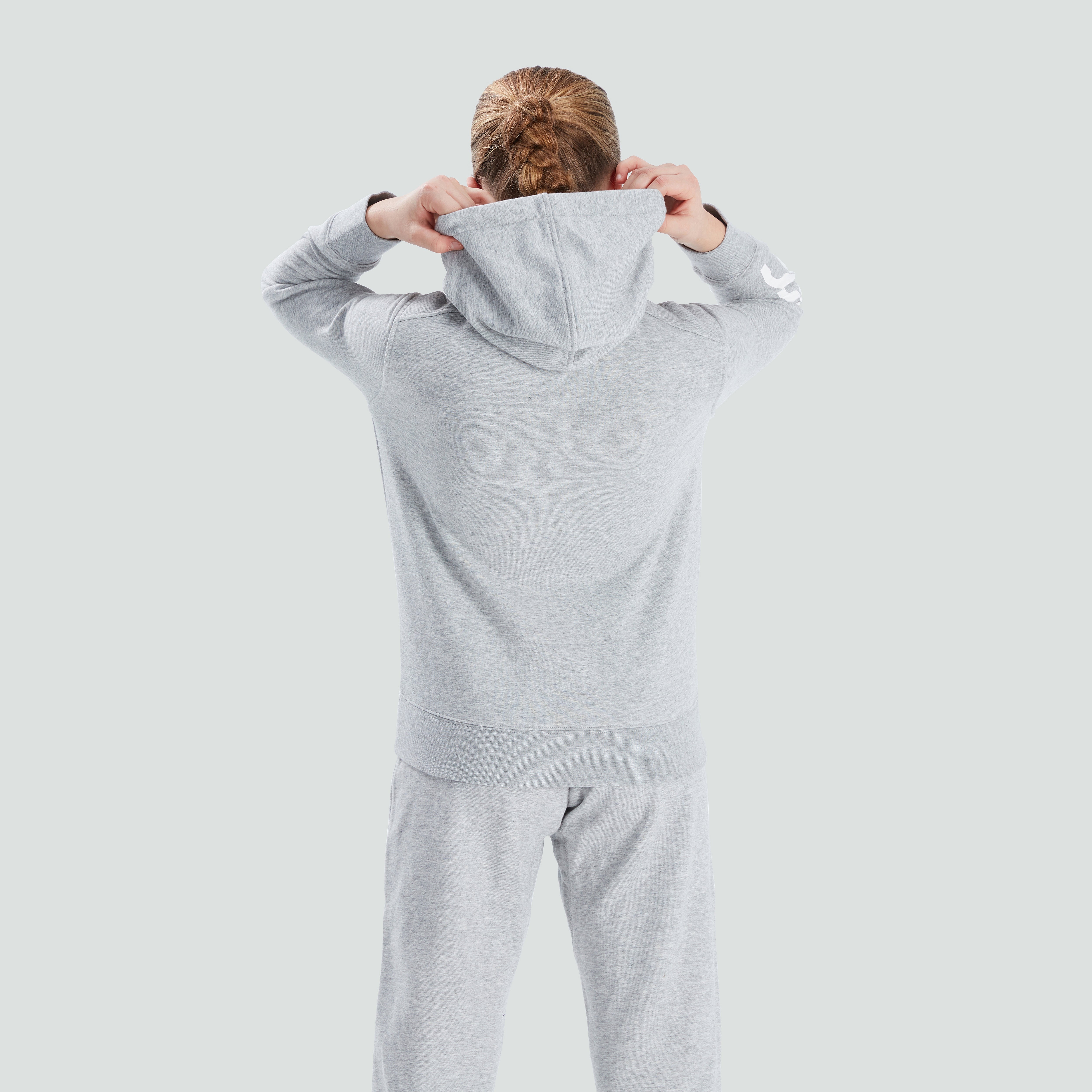 canterbury-club-hoody-grey-junior-unisex-felpa-cappuccio-300gsm image 2