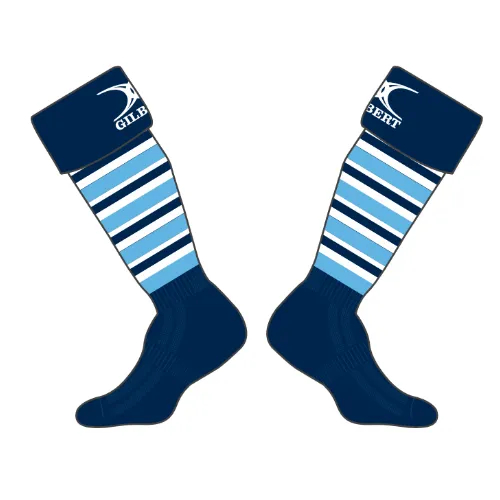 gilbert-rugby-newbury-rfc-junior-calze-rugby-navy-sky image 1