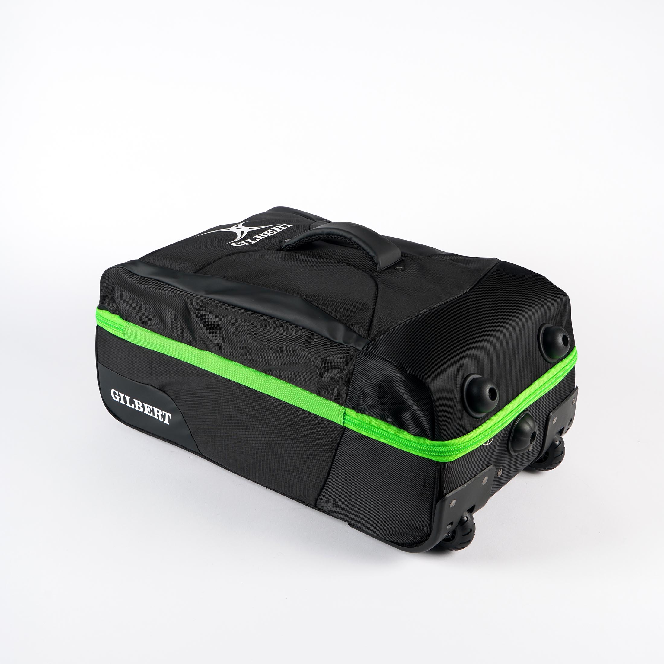 gilbert-rugby-club-flight-bag-nero-verde-fluo-bagaglio-a-mano image 2