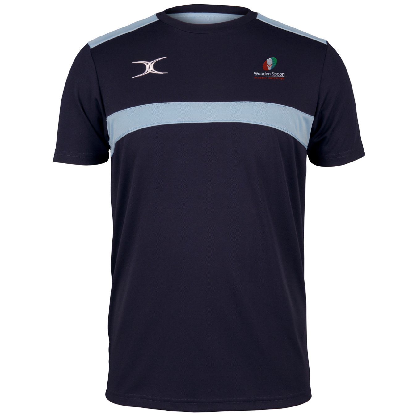 gilbert-rugby-wooden-spoon-junior-blu-navy-sky-photon-t-shirt-rugby image 1