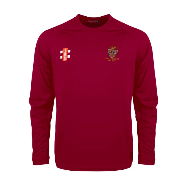 gray-nicolls-matrix-v2-manica-lunga-junior-chorley-district-cc-maroon image 1