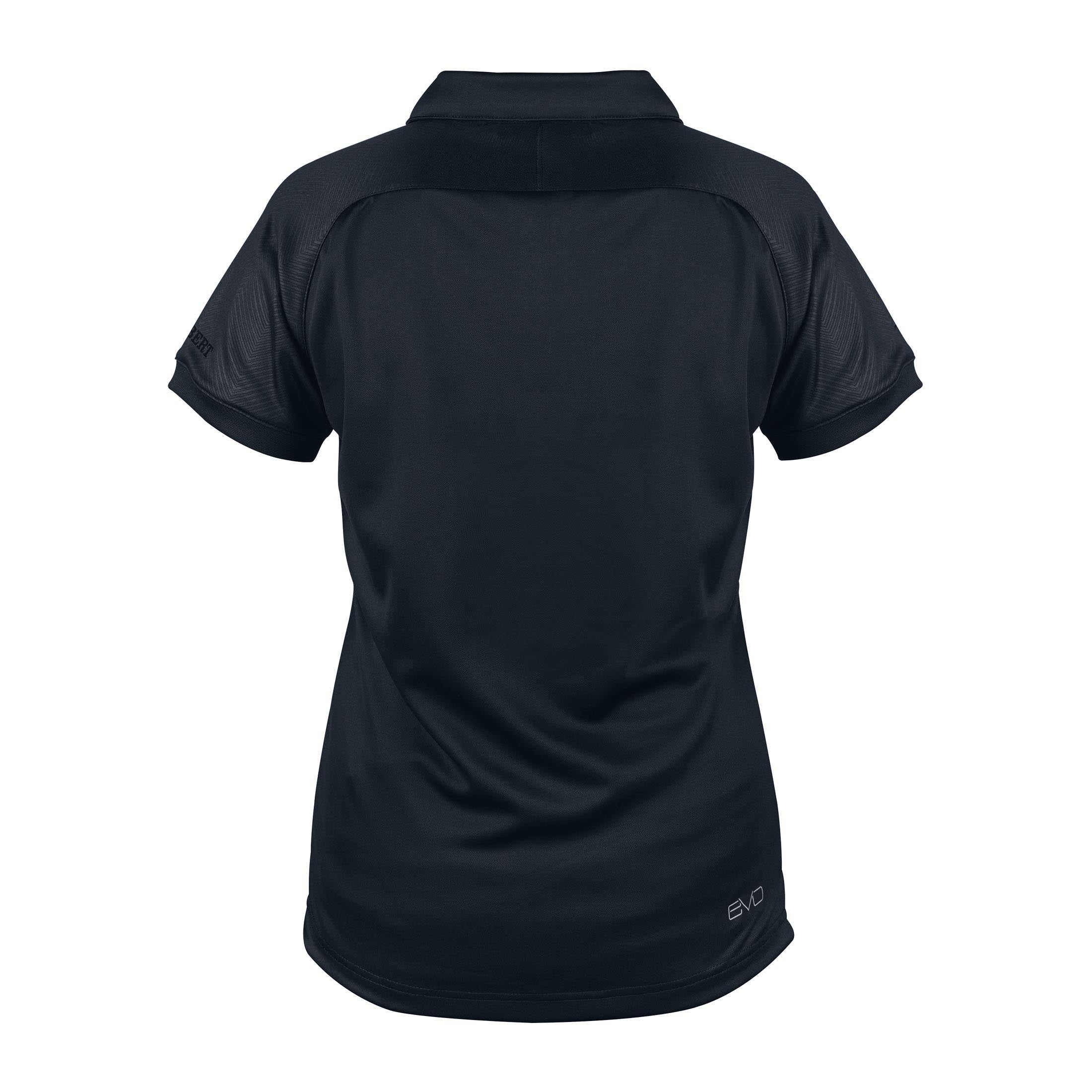 gilbert-rugby-evo-polo-manica-corta-donna-nero-blu-navy image 2