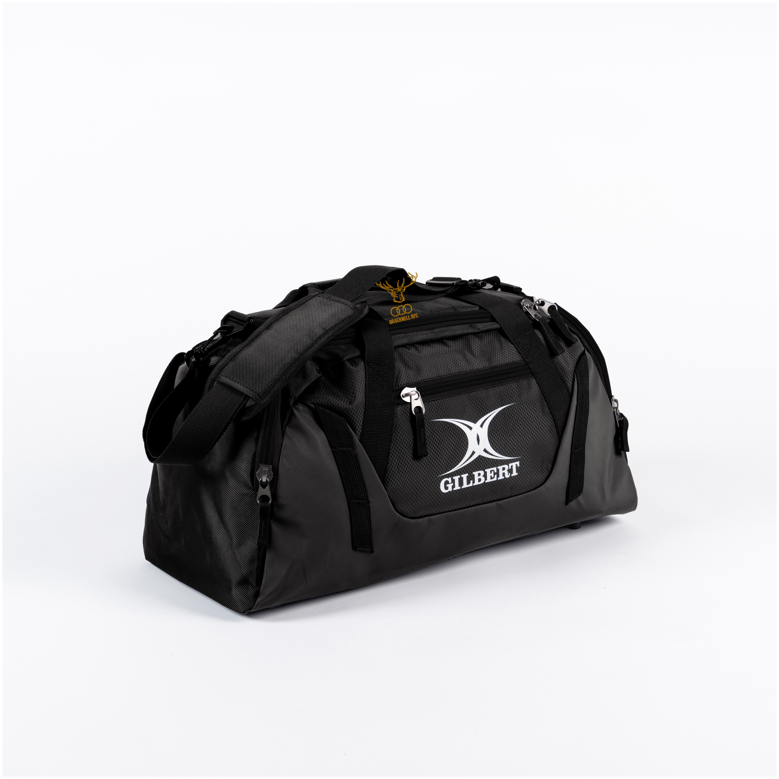 gilbert-rugby-bracknell-rfc-borsone-club-v4-players-holdall-senior-nero-nero image 1