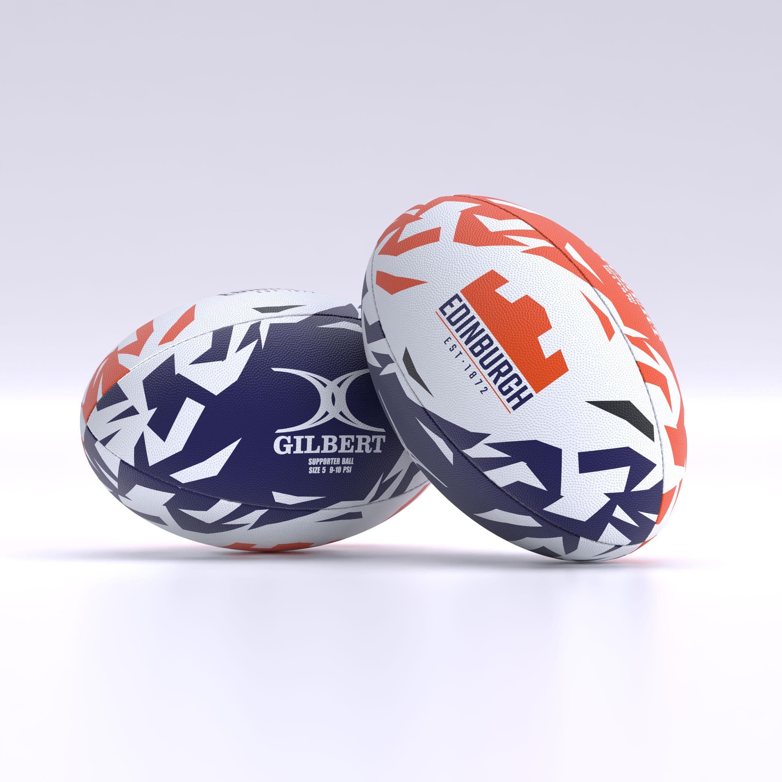 gilbert-rugby-pallone-edinburgh-supporter-misura-4-5 image 1