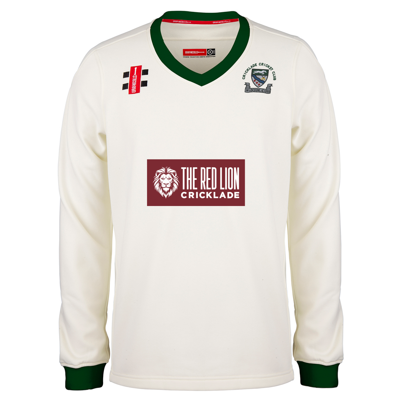 gray-nicolls-cricklade-cricket-club-senior-pro-performance-maglione-da-partita-a image 1