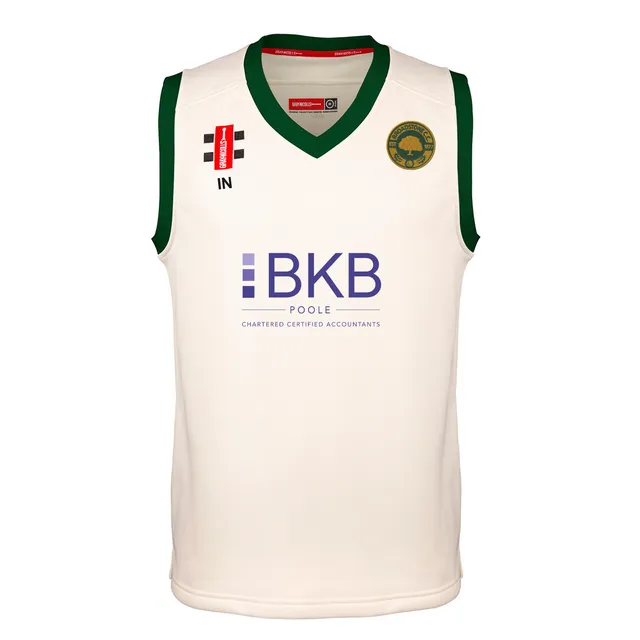 gray-nicolls-broadstone-cc-junior-pro-performance-slipover-match-ivory-green image 1
