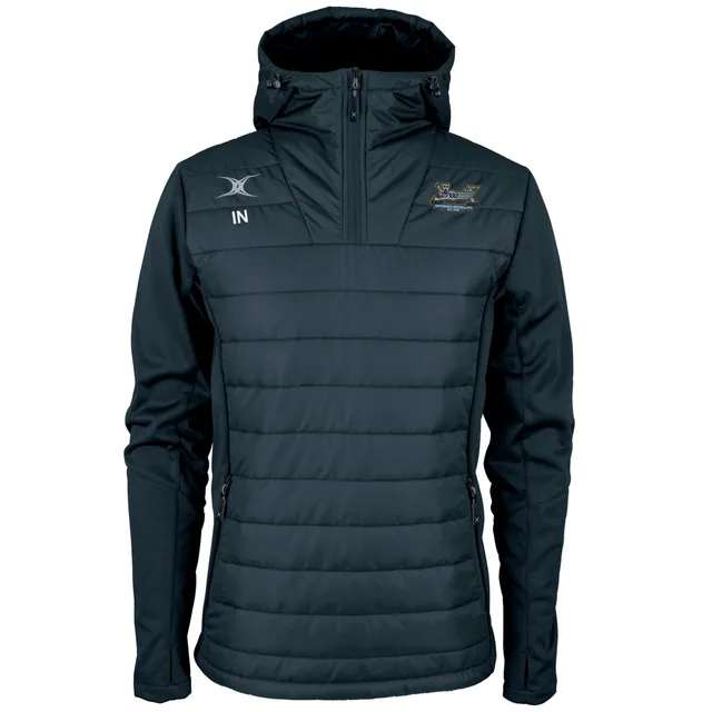 giacca-rugby-gilbert-rugby-pro-active-hastings-bexhill-rfc-adulto-blu-navy-quart image 1