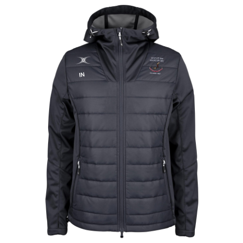 gilbert-rugby-whitley-bay-rockcliff-rfc-pro-giacca-full-zip-senior-nero image 1