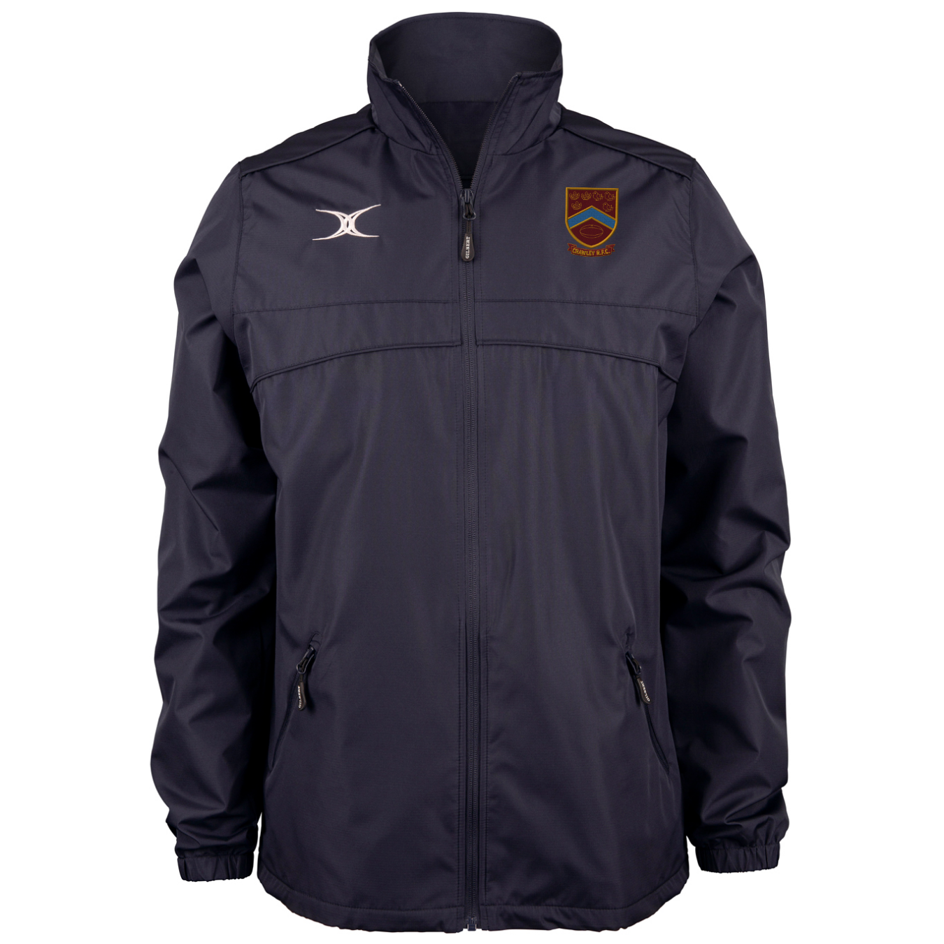 gilbert-rugby-crawley-rfc-photon-giacca-full-zip-uomo-blu-navy image 1