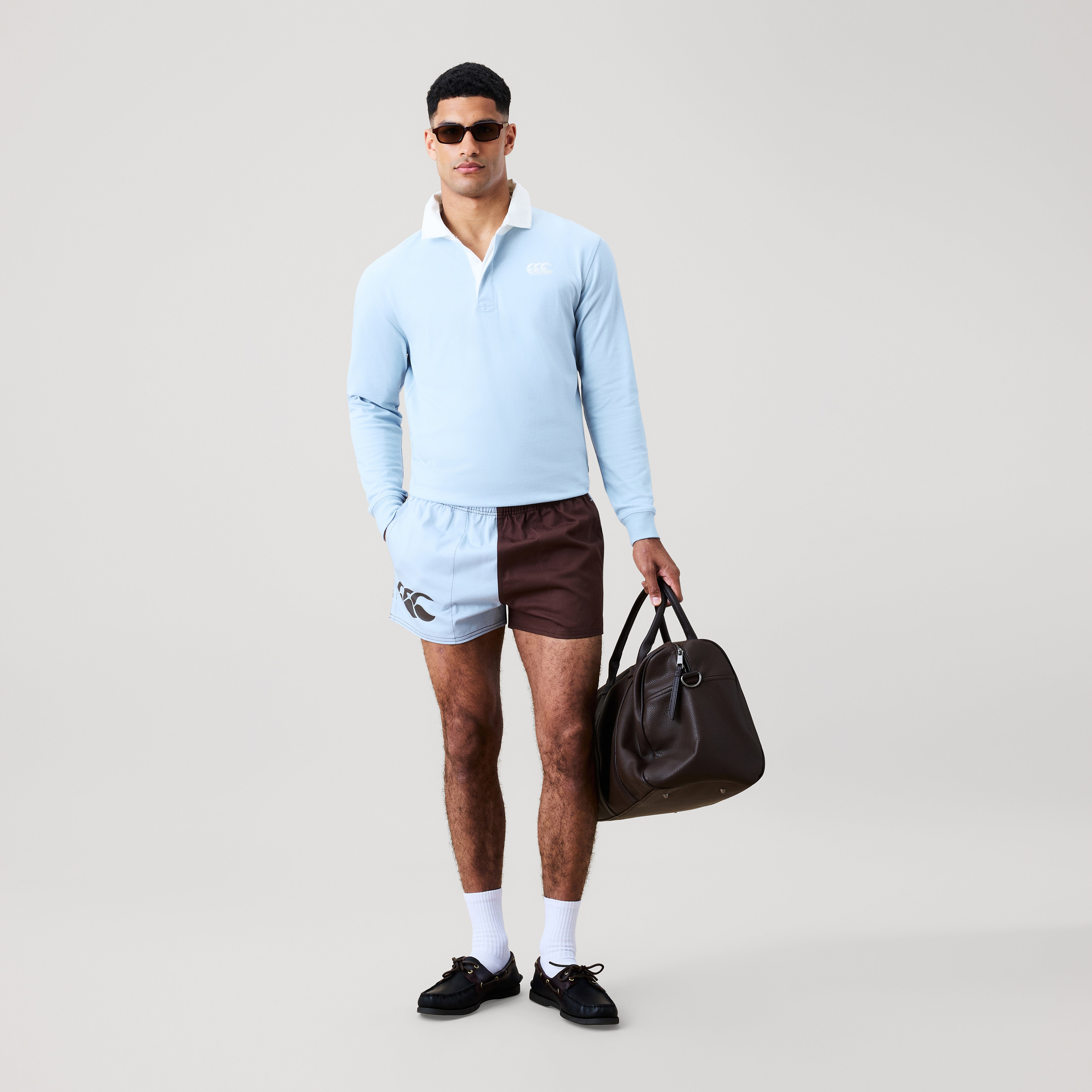 canterbury-harlequin-drill-short-uomo-marrone image 2