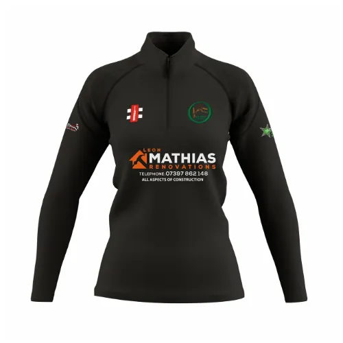 gray-nicolls-gts-pile-1-4-zip-donna-st-ishmaels-cc-nero image 1