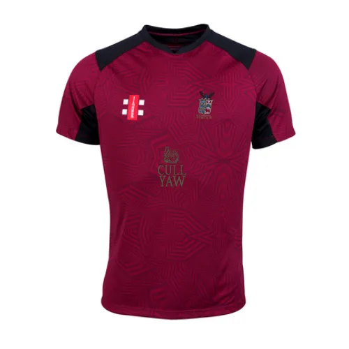 gray-nicolls-pro-t20-maglia-cricket-s-s-werrington-cc-senior-maroon-black image 1