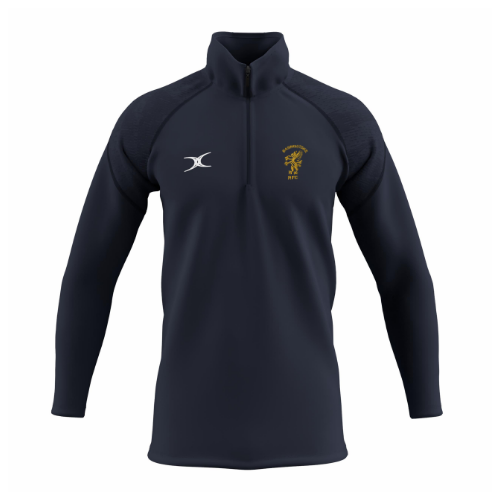 gilbert-rugby-basingstoke-rfc-gts-pile-1-4-zip-unisex-blu-navy image 1