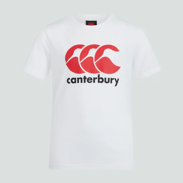 canterbury-junior-unisex-ccc-logo-t-shirt-bianco image 1