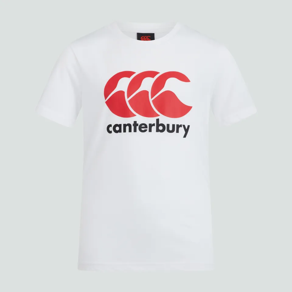 canterbury-junior-unisex-ccc-logo-t-shirt-bianco image 1