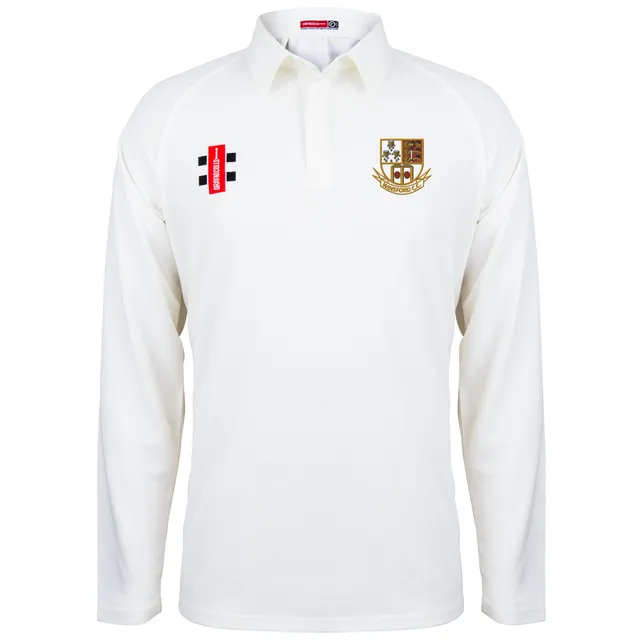 gray-nicolls-winsford-cc-junior-maglia-matrix-v2-manica-lunga-avorio image 1