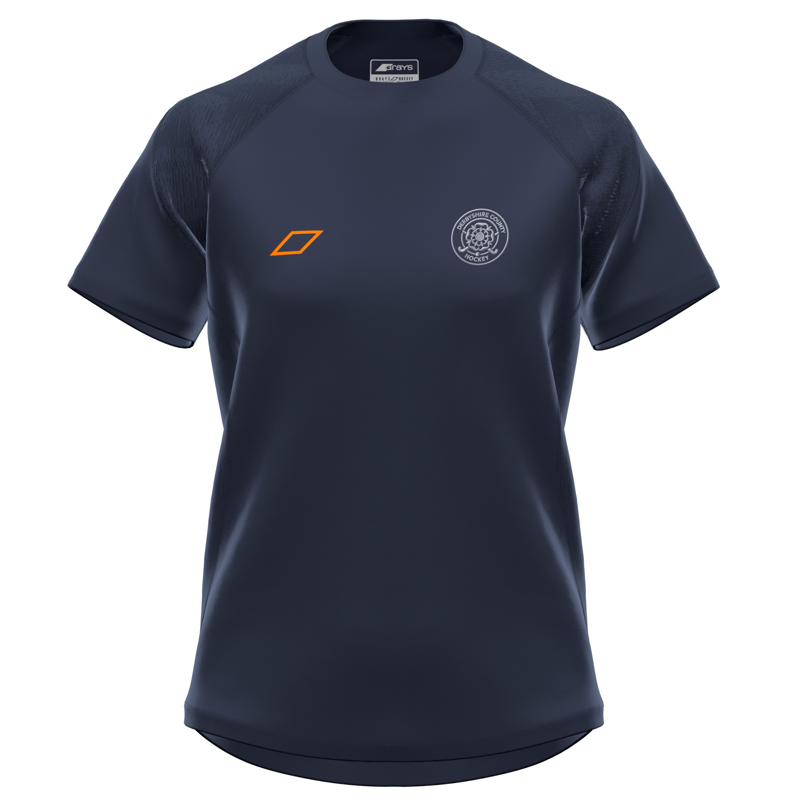 grays-derbyshire-county-hockey-donna-maglia-gts-manica-corta-blu-navy-scuro image 1