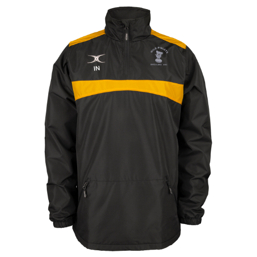 gilbert-rugby-ditchling-rfc-giacca-photon-1-4-zip-bambino-nero-oro image 1