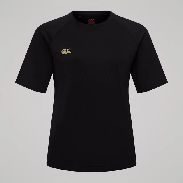 canterbury-tempo-training-t-shirt-donna-nera-maglia-fitness image 1