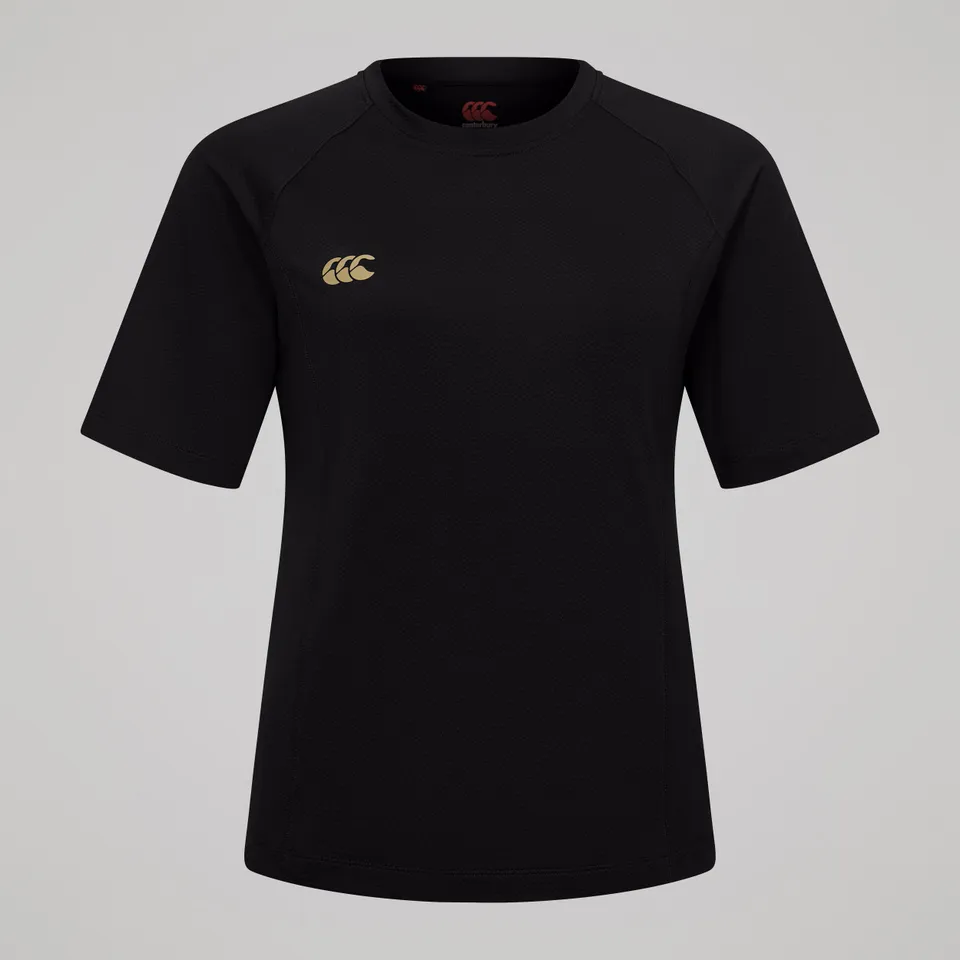 canterbury-tempo-training-t-shirt-donna-nera-maglia-fitness image 1