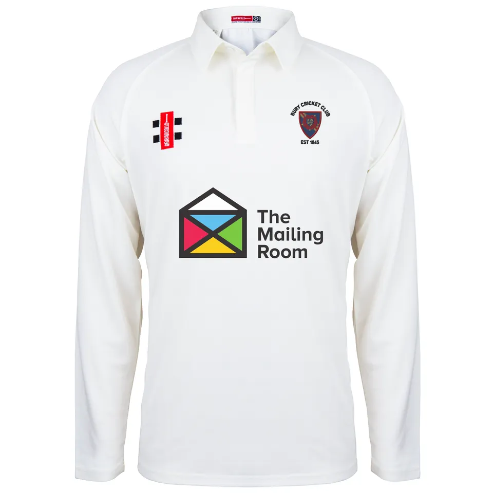 gray-nicolls-matrix-v2-maglia-cricket-manica-lunga-junior-bury-cc-avorio image 1