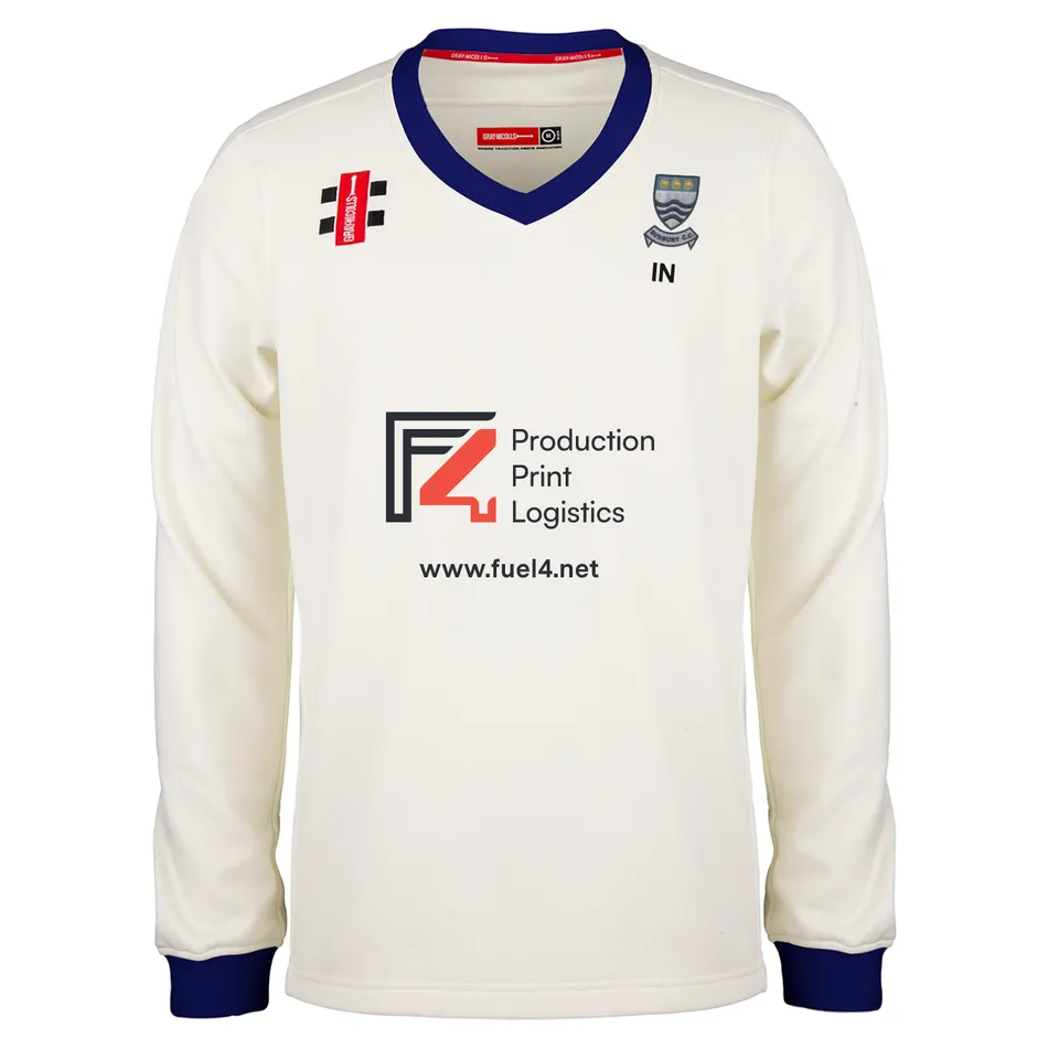 gray-nicolls-pro-performance-maglione-match-adulto-avorio-navy-sunbury-cc image 1