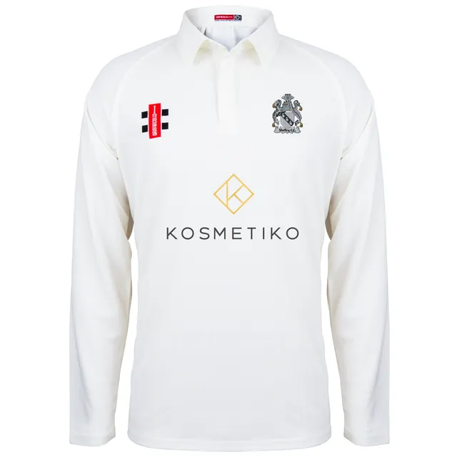 gray-nicolls-shelley-cc-matrix-v2-maglia-manica-lunga-junior-avorio image 1