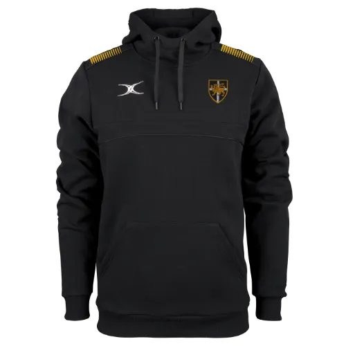 gilbert-rugby-esher-rfc-photon-felpa-con-cappuccio-bambino-nero image 1