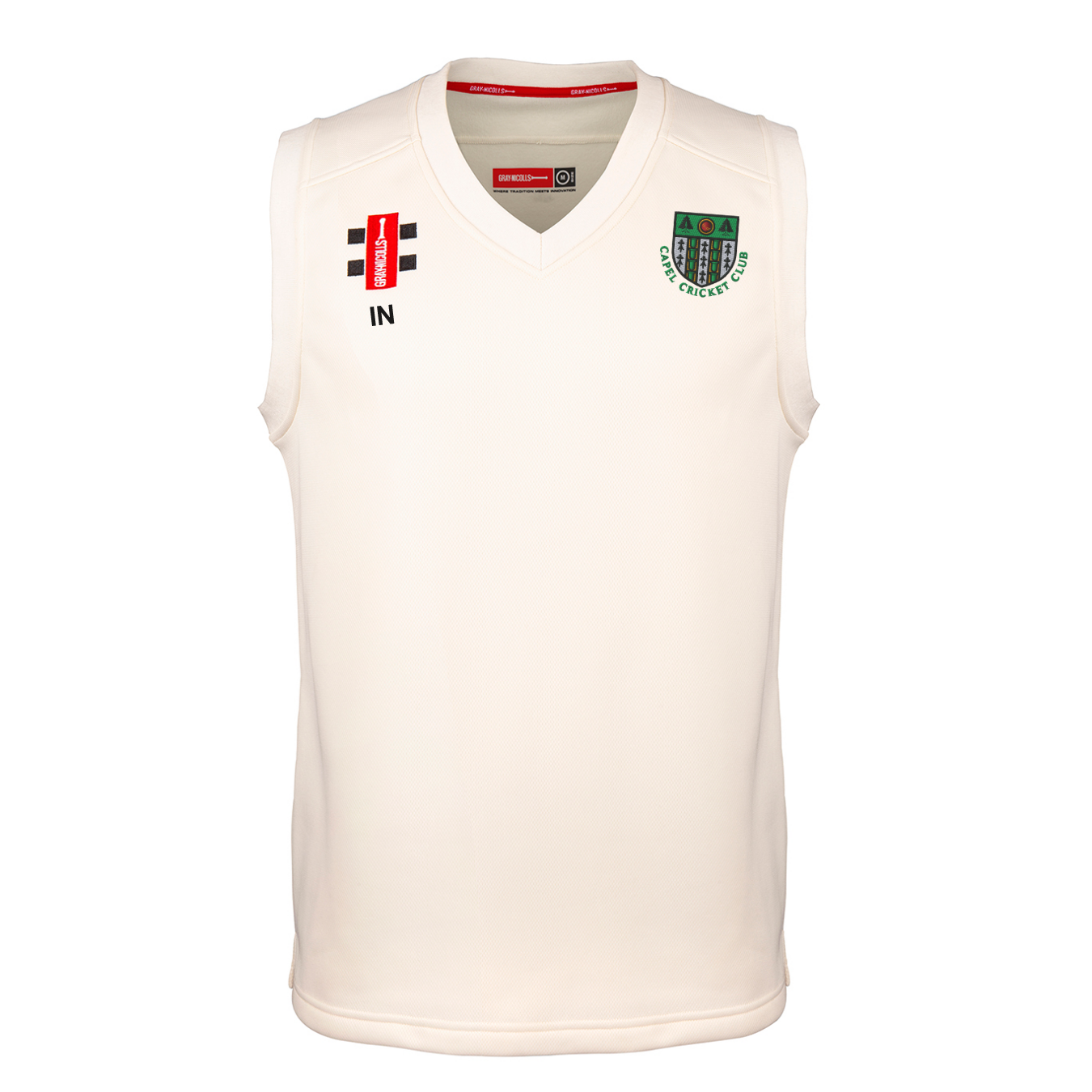 gray-nicolls-capel-cricket-club-pro-performance-slipover-senior-ivory image 1