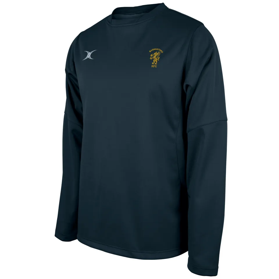 gilbert-rugby-basingstoke-rfc-pro-top-riscaldamento-senior-blu-navy-scuro image 1