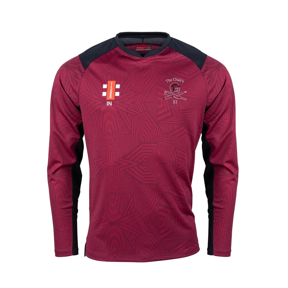 gray-nicolls-the-chairs-xi-pro-performance-t20-maglia-cricket-manica-lunga-senio image 1