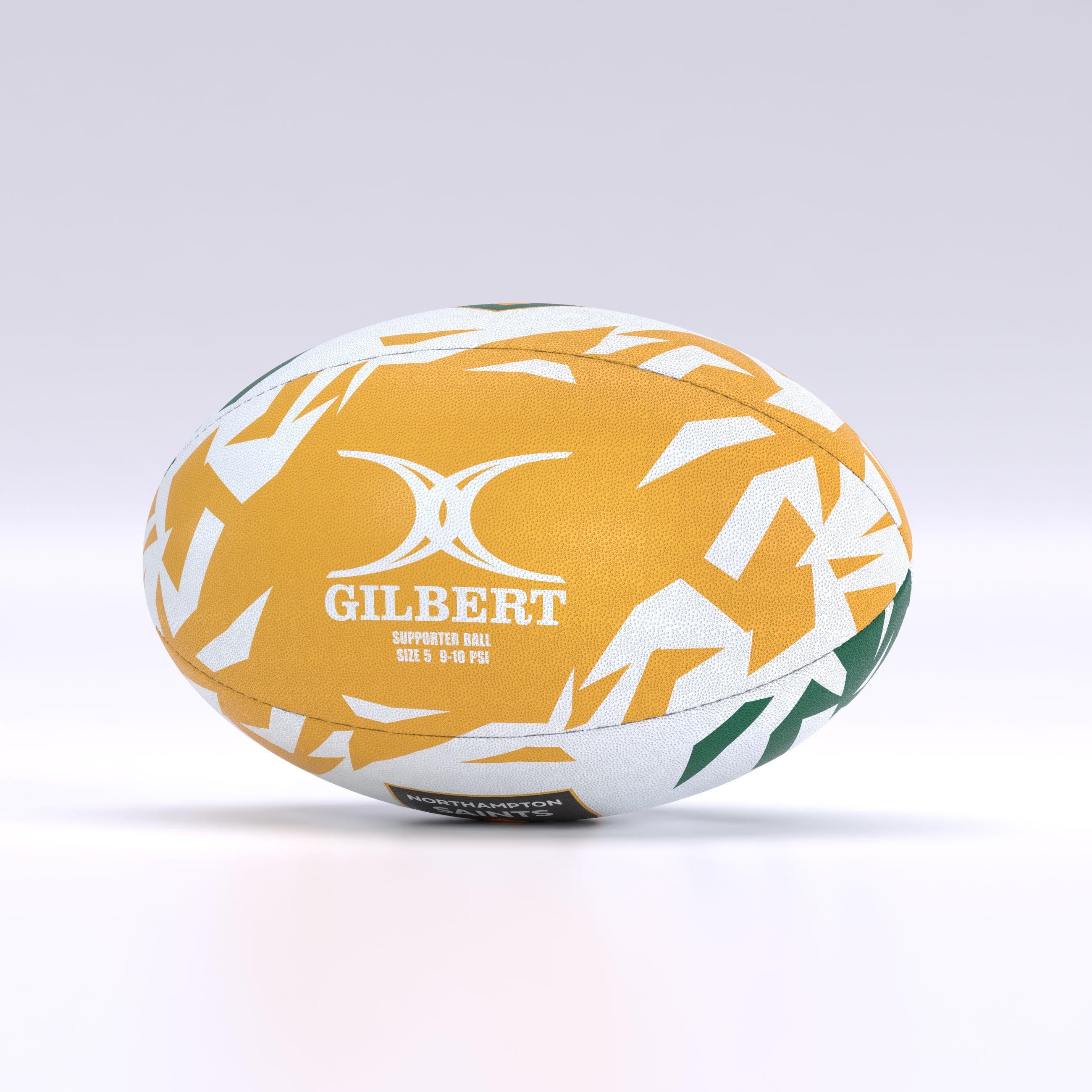 gilbert-rugby-northampton-saints-supporter-ball-pallone-misura-4-5 image 5