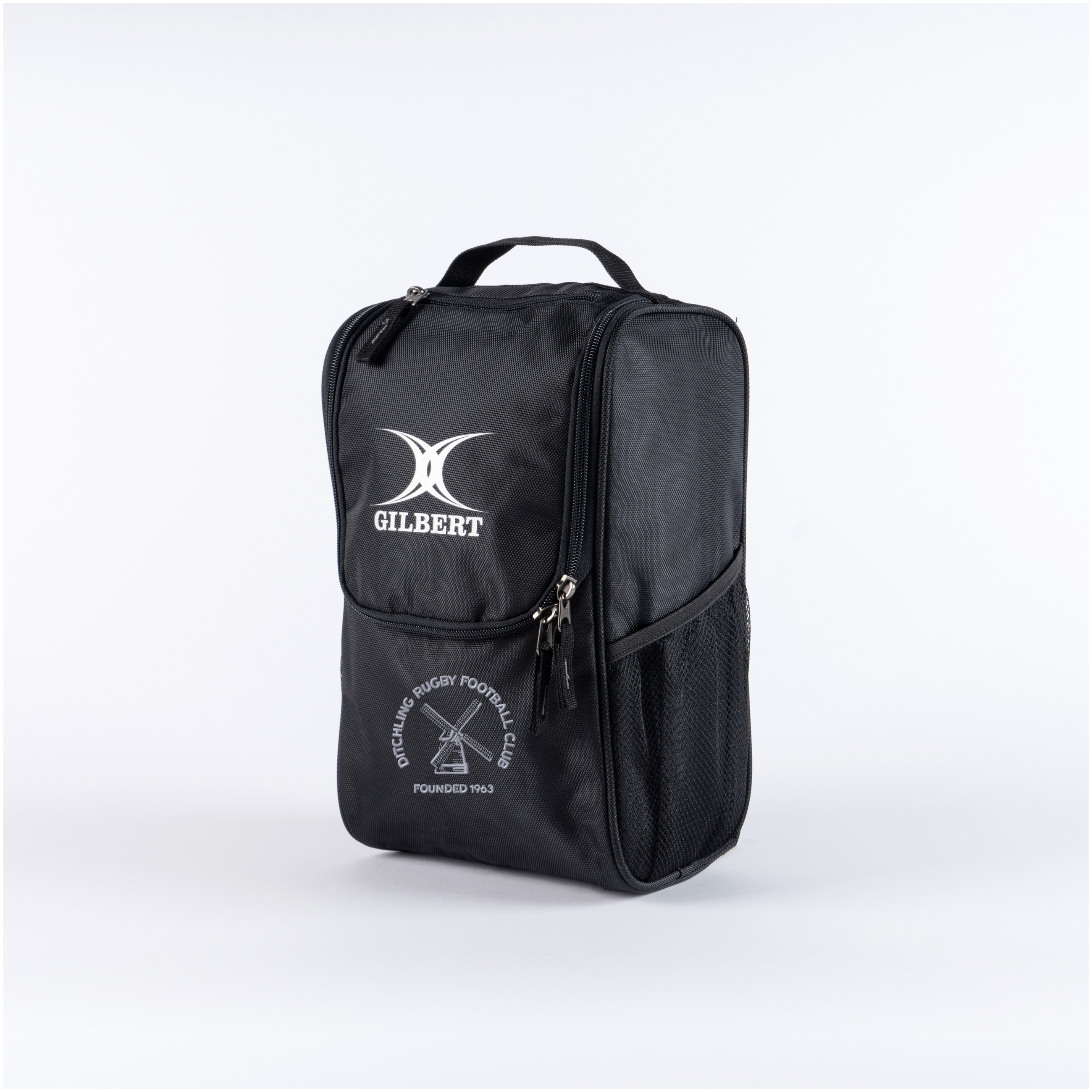 gilbert-rugby-ditchling-rfc-borsa-porta-scarpe-club-v4-nera-nera-senior image 1