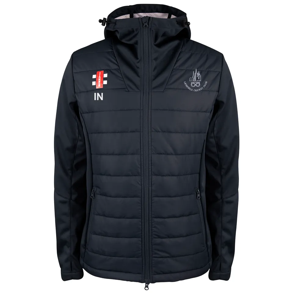 gray-nicolls-pro-performance-giacca-training-adulto-lichfield-cricket-club-nero image 1