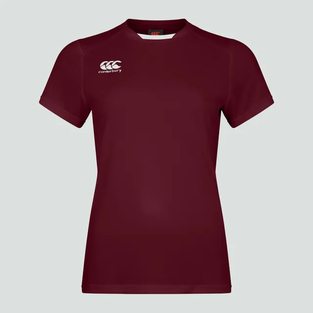 canterbury-club-dry-donna-t-shirt-rugby-bordeaux image 1