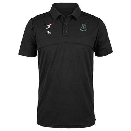 gilbert-rugby-wharfedale-rufc-polo-photon-ii-manica-corta-senior-nero-colts image 1