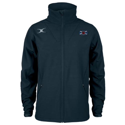 gilbert-rugby-murrayfield-wanderers-fc-adulto-pro-giacca-soft-shell-full-zip-blu image 1