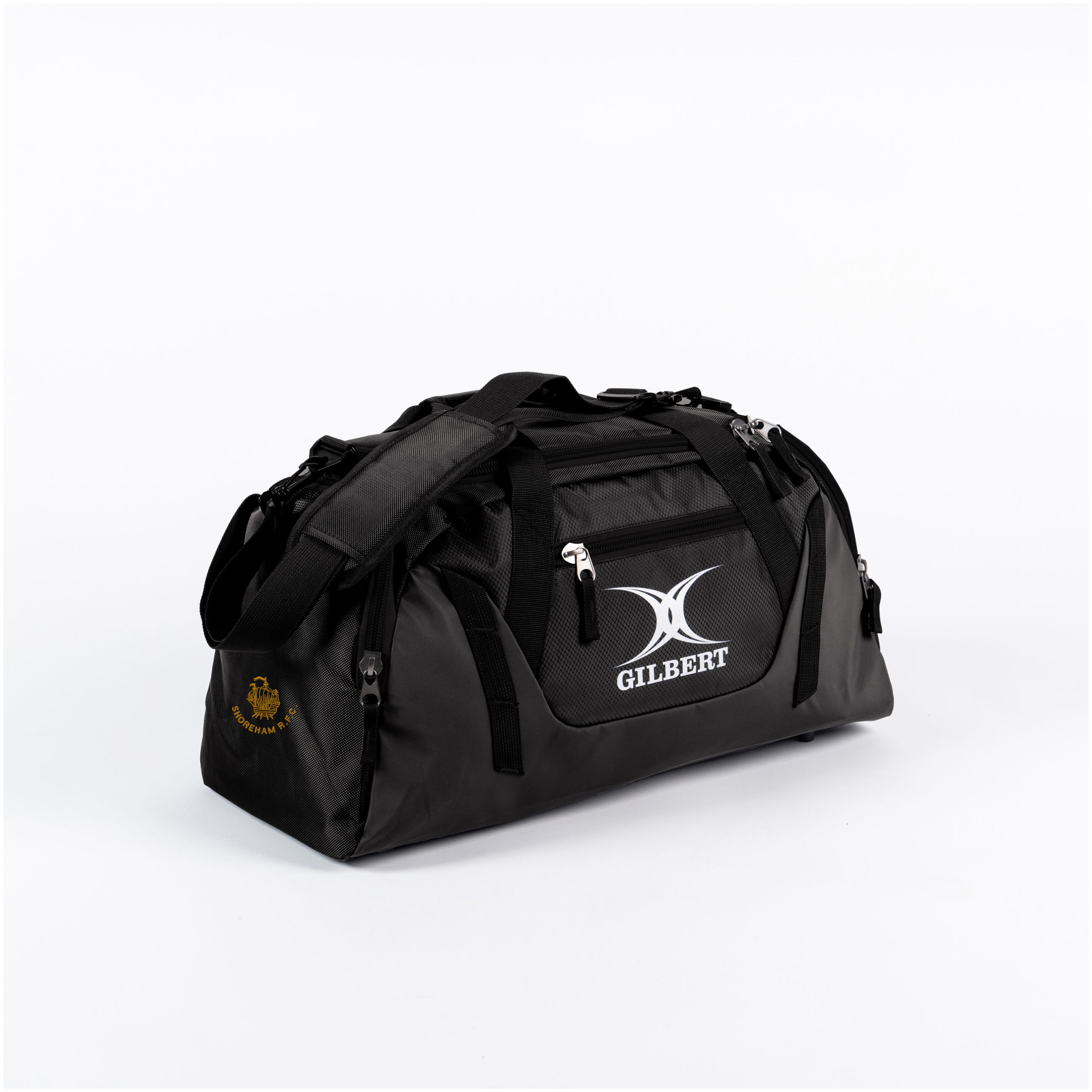 gilbert-rugby-shoreham-rfc-club-v4-borsone-players-holdall-nero-nero image 1