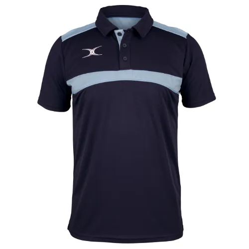 gilbert-rugby-woodbridge-rufc-adulto-polo-photon-blu-navy-azzurro image 1