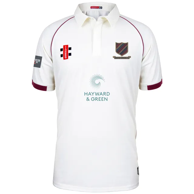 gray-nicolls-matrix-v2-maglia-s-s-junior-preston-nomads-cc-avorio-bordeaux image 1