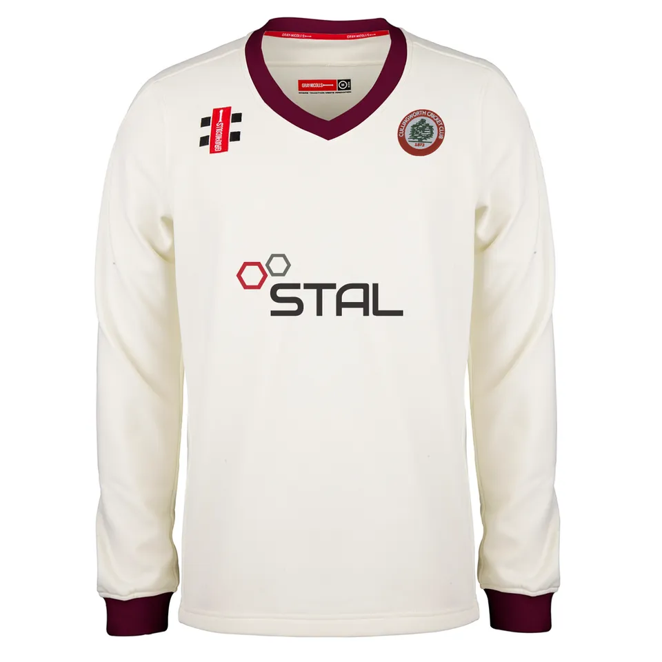gray-nicolls-cullingworth-cc-senior-pro-performance-sweater-maglione-cricket-avo image 1