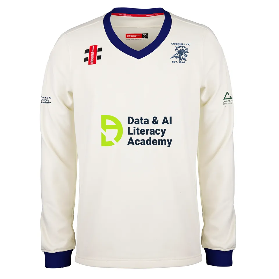 gray-nicolls-cookhill-c-c-bambino-maglione-match-pro-performance-avorio-navy image 1