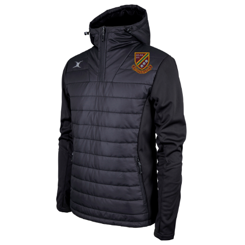 gilbert-rugby-heath-rufc-pro-active-quarter-zip-nera-giacca-uomo image 2